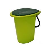 Ведро-туалет 17л салатовый ING30001