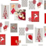 Клеенка Новый год на н/о Амарант 6297А