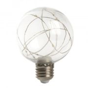 Feron шар G80 E27 3W(250Lm) 2700K 2К прозрачный д/гирлянды «Белт Лайт» 120x80 LB-381 41675