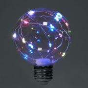 Feron шар G80 E27 3W RGB прозрачный д/гирлянды «Белт Лайт» 120x80 LB-381 41676