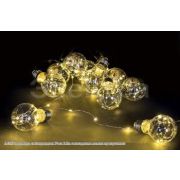 A-245 гирлянда светодиодная «Роса» 2.8м с насадками «лампы прозрачные»