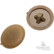 Заглушка декоративная ЗУБР под шуруп БУК шлиц №2 40шт Зубр