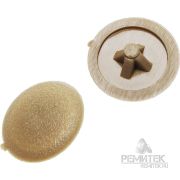 Заглушка декоративная ЗУБР под шуруп СОСНА шлиц №2  40шт Зубр