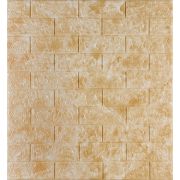 Самоклеющиеся 3D панели для стен Кирпич мрамор кремовый 700*770мм (3мм)