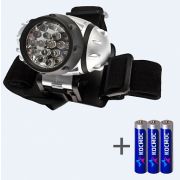 Фонарь Налобный H19Led (3Xr03 В Компл.) 7СД. (1W Xpe Led + 6 Smd) (190Lm),Серебр./Пла Космос