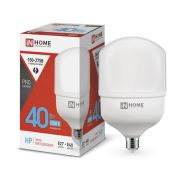 Лампа СД LED-HP-PRO 40Вт 230В Е27 С Адаптером E40 6500К 3600Лм IN HOME