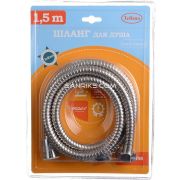 Шланг д/душа 1/2«*1/2» d14мм L150см 2-й зажим MELODIA ANTI-TWIST MKP20349BL