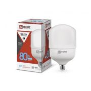 Лампа СД LED-HP-PRO 80Вт 230В Е27 с адаптером E40 6500К 7200Лм IN HOME
