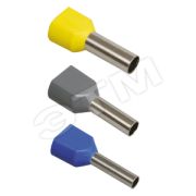 Наконечник штыревой НШвИ 2х6-14 черный НГИ2