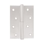 Петля унив. 100х75х2,5 WW белый 2BB SAZAR код 322224