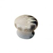 Ручка-кнопка мебельная 2723 белая Сазар