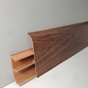 Плинтус со съемной панелью 2,2м  ROYCE 80 мм (312 Дуб Фаворить)