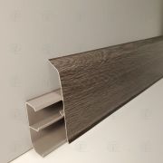 Плинтус со съемной панелью 2,2м  ROYCE 80 мм (313 Дуб Элинга)