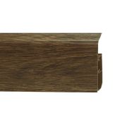 Плинтус со съемной панелью 2,2м  ROYCE 80 мм (335 Дуб Викторианский)