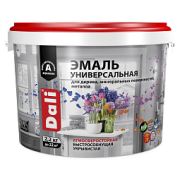 Эмаль универс. п/матовая черная 0,9 кг RAL 9005 Dali