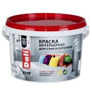 Краска акриловая интерьерная белоснеж. 9 л Dali