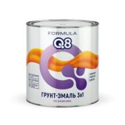 Грунт-эмаль по ржавчине коричневая 2,6 кг Formula Q8