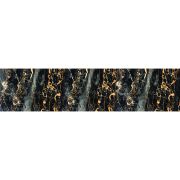 Фартук (0,6м*3м*1,3мм) Мрамор Черный 11749 Люкс