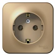 BLANCA розетка наружная с ЗК без шторок,изол. пласт.16А 250В титан BLNRA010114