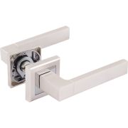 Ручка дверная 109К AL белый жемчуг Нора-М
