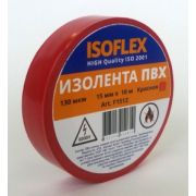 Изолента ПВХ 15мм*10м красная Isoflex F1512