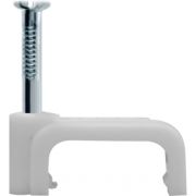 Скоба 5мм плоская пластиковая