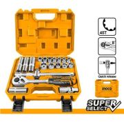 НАБОР ГОЛОВОК 20 ПРЕДМЕТА С ТРЕЩОТКОЙ, 1/2, INGCO HKTS12201