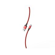 Кабель для зарядки S14 MicroUSB красный/черн., 3 А, 2 м, Smartbuy