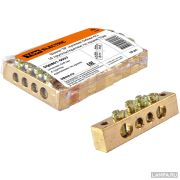 Шина «N» нулевая 6х9мм 4/2 крепеж по краям TDM SQ0801-0057