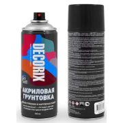 Грунтовка «Акриловая» Черная аэрозольная, 520 мл Decorix