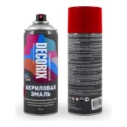 Эмаль аэрозольная универ. огненно-красная акриловая Decorix 520 мл