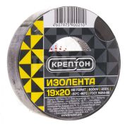 Изолента КРЕПТОН 19ммх20 м черная