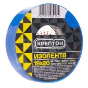 Изолента КРЕПТОН 19ммх20 м синяя