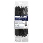 Хомут кабельный нейлоновый черн. 3.6х250 (уп.100шт) TOKOV ELECTRIC