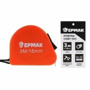 Рулетка ЕРМАК 3м софт-тач 658-731