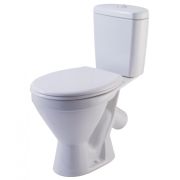 Унитаз-компакт Рио Стандарт косой выпуск, белый (Киров) ROSA