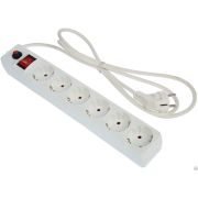 Фильтр сетевой с заземлением UNIVersal ПВС 3-0.75 белый 5м