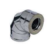 Сэндвич-колено 90гр.(430/0,8мм+нерж) Ф150/210