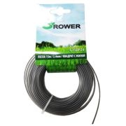 ЛЕСКА ДЛЯ ТРИММЕРА GROWER (ДИАМЕТР 2,4ММ / ВИТОЙ КВАДРАТ С ЖИЛОЙ / ДЛИНА 15М) (240)