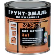Грунт-эмаль по ржавчине серый графит RAL 7024 0,75 мл Dali