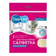 Салфетка для стекла Clear Line CHRISTY микрофибра, 30х30 см 2155