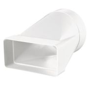 Соединитель прямой плоского канала с круглым 120*60мм d=100