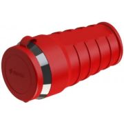Штепсель с загл. каучук 2P+PE 1x16А 220-240V IP44 Красн. 4402
