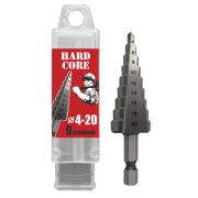 Сверло ступенч. по металлу 4-20мм 9 ступ. Hardcore 142420