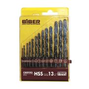 Набор сверл по металлу 2-8 мм 13шт Biber 74132