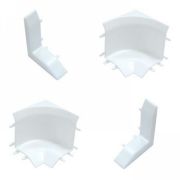 Фурнитура к галтели внутренней белой (уп 4шт)