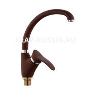 Смеситель д/кухни Frap F4101-14 коричневый