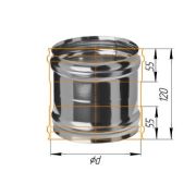 Адаптер ММ (430/0,5мм) Ф115 FERRUM