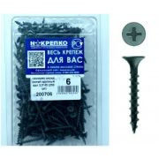 Саморез оксид потайной крупный шаг 3,5*45 (250 шт EC) НАКРЕПКО 200706