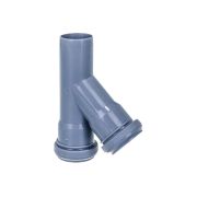 Тройник 40*40/45° для внутренней канализации